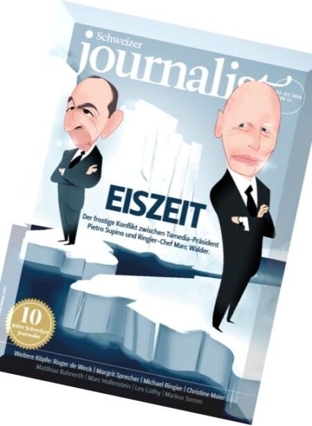 Schweizer Journalist – Februar-Marz 2016 Cover