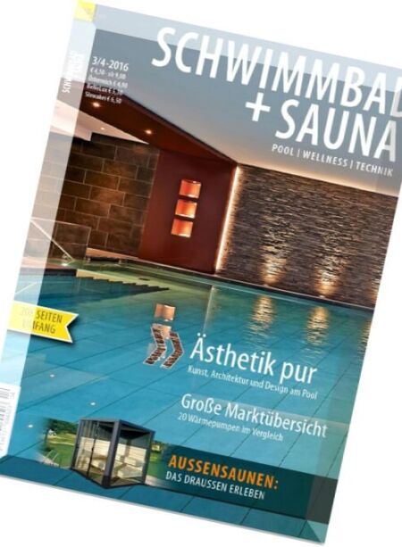 Schwimmbad + Sauna – Marz-April 2016 Cover