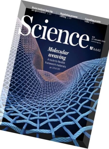Science – 22 January 2016 Cover