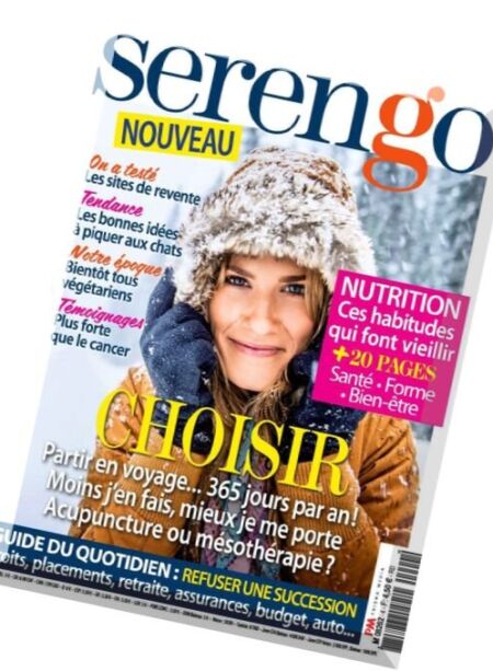 Serengo – Fevrier 2016 Cover