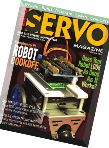 Servo Magazine – February 2016 Cover