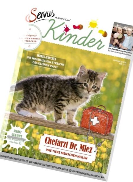 Servus Kinder Magazin – Marz-April 2016 Cover