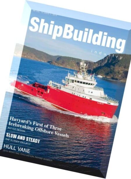 ShipBuilding Industry – Vol.10 Issue 1, 2016 Cover
