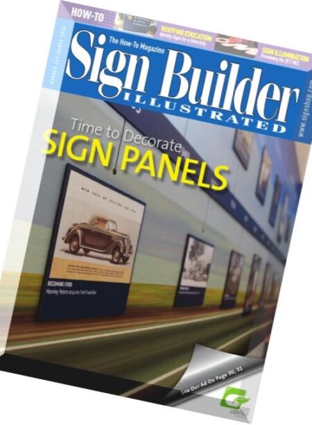 Sign Builder Illustrated – March 2016 Cover