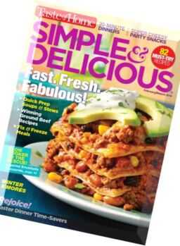 Simple and Delicious – February-March 2016