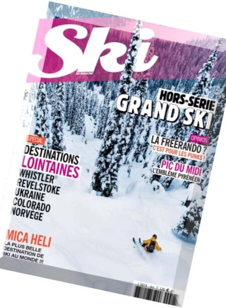 Ski Magazine – Printemps 2016 Cover