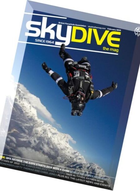 Skydive – February 2016 Cover