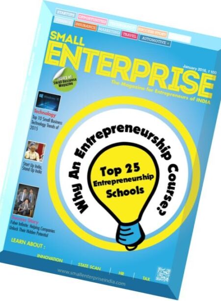 Small Enterprise – January 2016 Cover