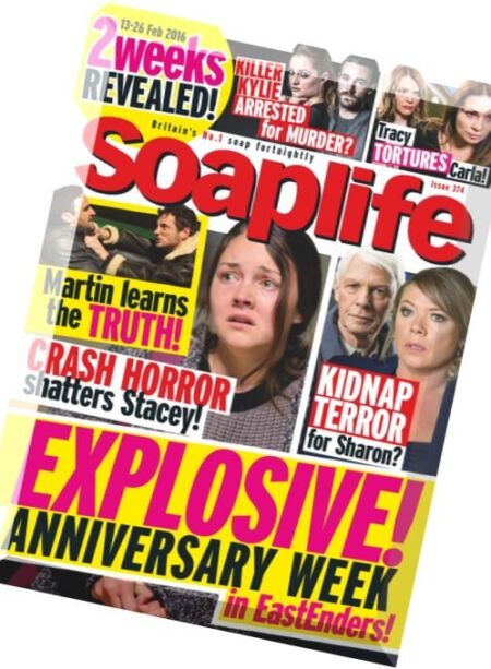 Soaplife – 13 February 2016 Cover
