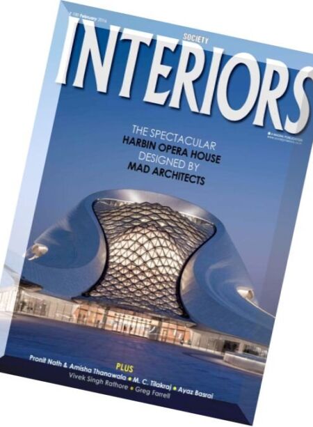 Society Interiors – February 2016 Cover