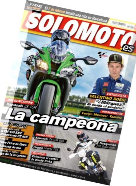 Solo Moto Actual – 26 Enero 2016 Cover