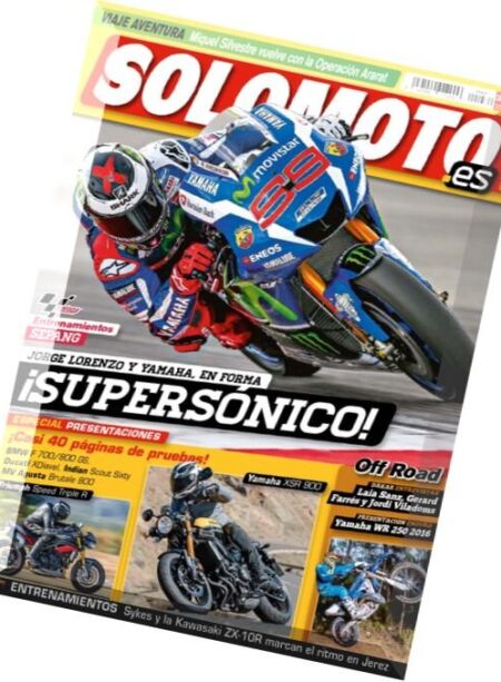 Solo Moto Actual – 9 Febrero 2016 Cover