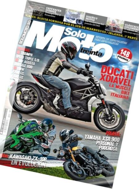 Solo Moto Treinta – Marzo 2016 Cover