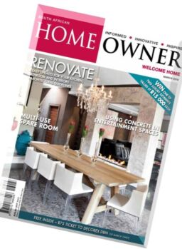 South African Home Owner – March 2016