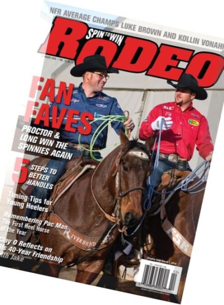 Spin To Win Rodeo – February 2016 Cover