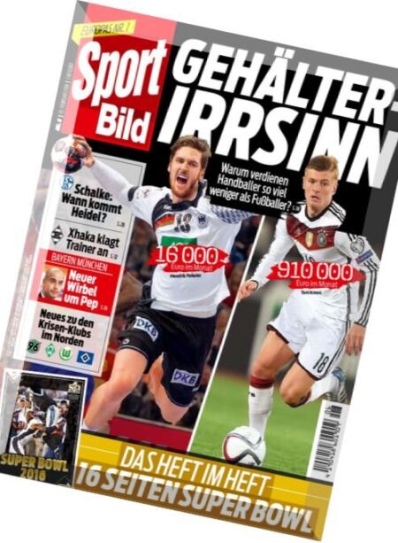 Sport Bild – 10 Februar 2016 Cover