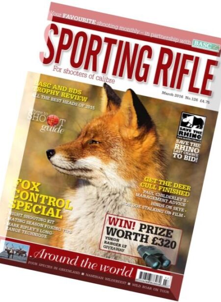 Sporting Rifle – March 2016 Cover