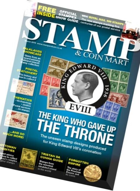 Stamp & Coin Mart – March 2016 Cover