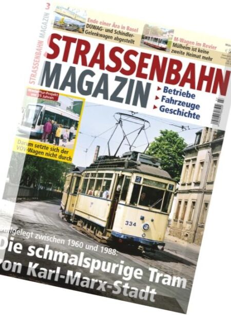Strassenbahn Magazin – Marz 2016 Cover