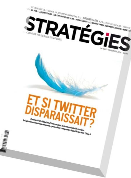 Strategies – 18 Fevrier 2016 Cover
