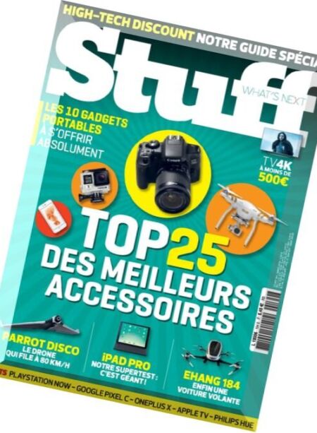 Stuff France – Mars 2016 Cover