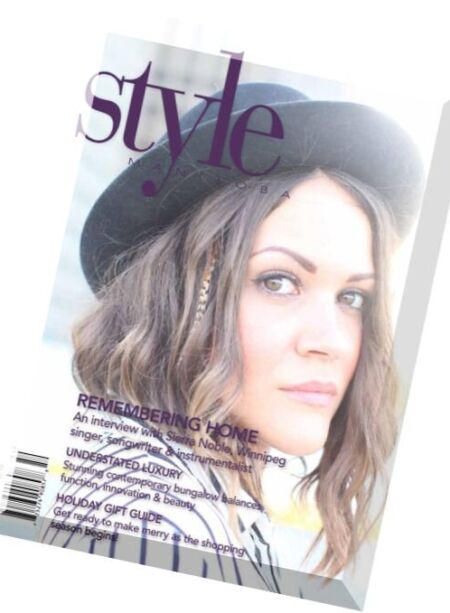 Style Manitoba – Winter 2015-2016 Cover