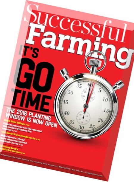Successful Farming – March 2016 Cover