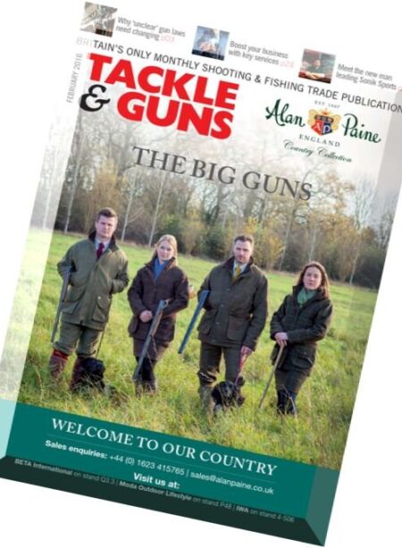 Tackle & Guns – February 2016 Cover