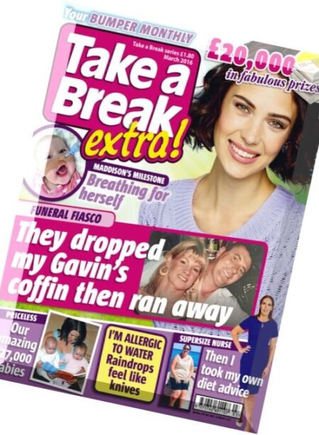 Take a Break Series – March 2016 Cover