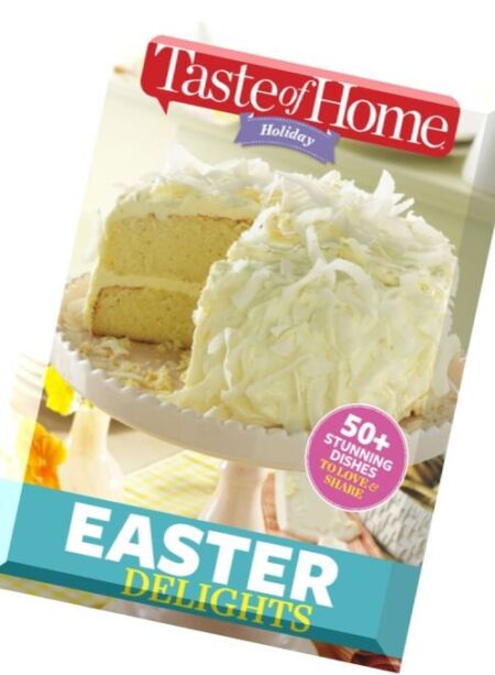 Taste of Home Holiday – Easter Delights 2016 Cover