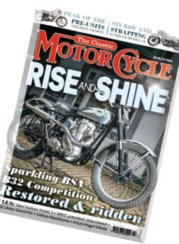 The Classic MotorCycle – March 2016