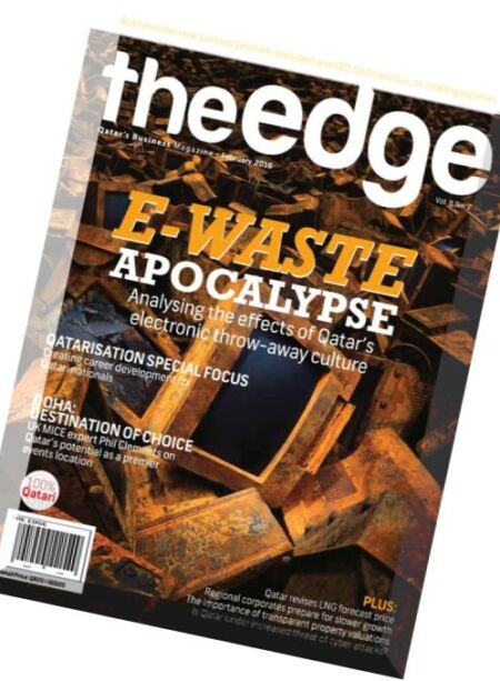 The Edge Qatar – February 2016 Cover