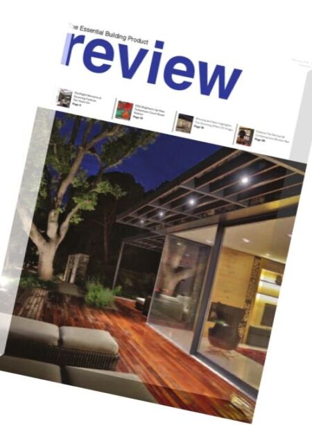 The Essential Building Product Review – February 2016 (Issue1) Cover