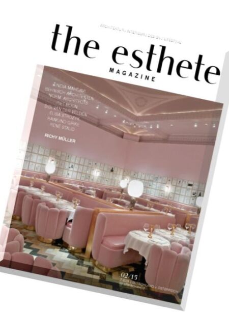 the esthete Magazine – N 02, 2015 Cover