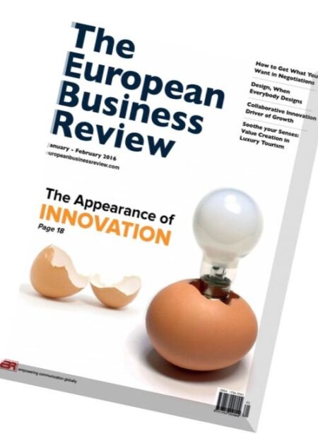 The European Business Review – January-February 2016 Cover
