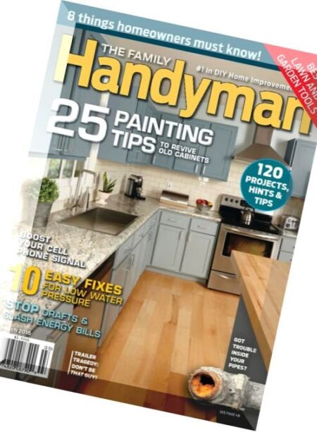 The Family Handyman – March 2016 Cover