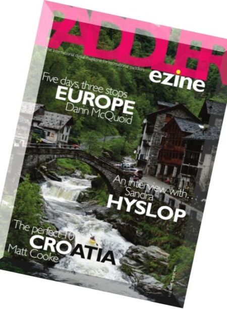The Paddler – Spring 2016 Cover