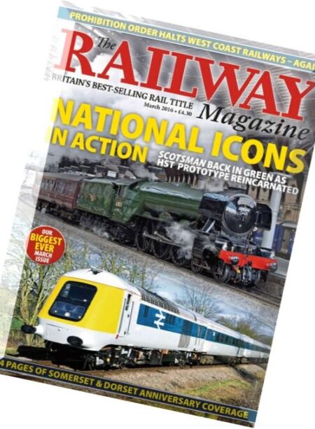 The Railway Magazine – March 2016 Cover