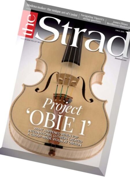 The Strad – March 2016 Cover