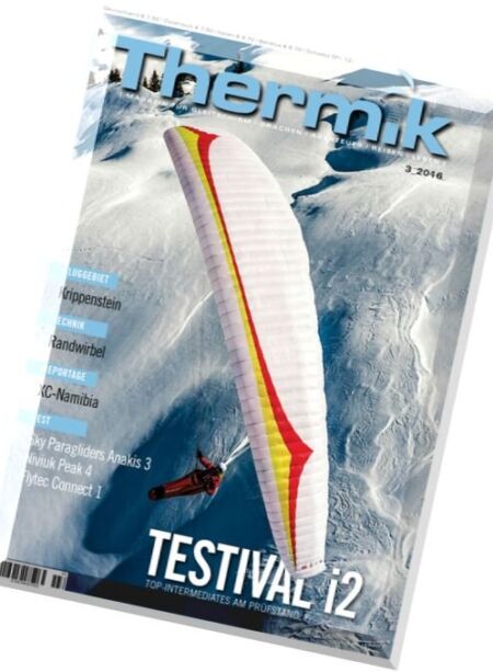 Thermik Magazin – Marz 2016 Cover