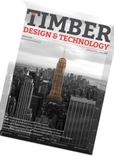 Timber Design & Technology Middle East – February 2016 Cover