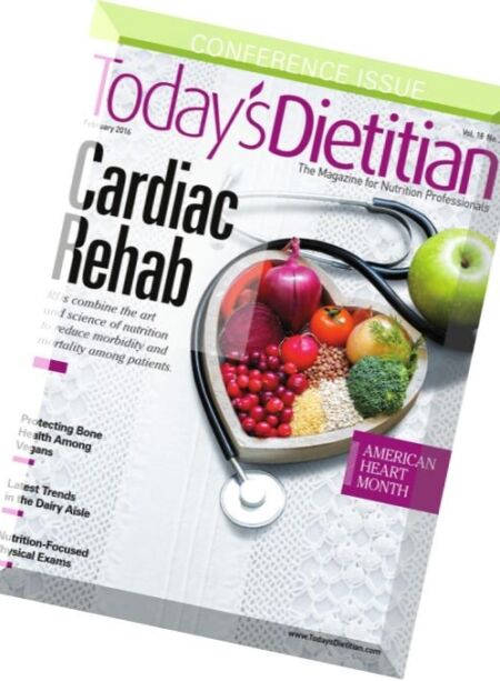 Today’s Dietitian – February 2016 Cover