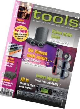 Tools 4 Music – Februar-Marz 2016