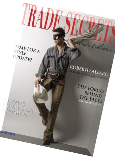 Trade Secrets – January 2016 Cover