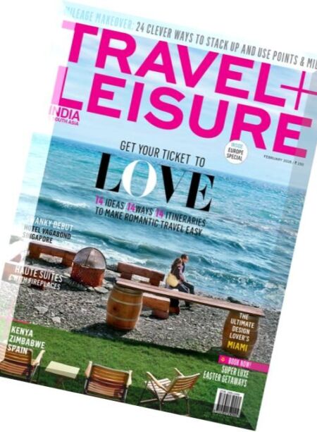 Travel + Leisure India & South Asia – February 2016 Cover
