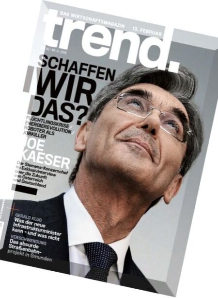 Trend – Nr.6 2016 Cover