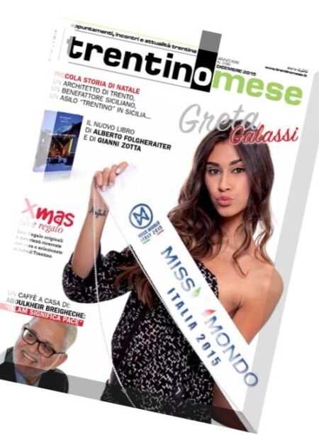 TrentinoMese – Dicembre 2015 Cover