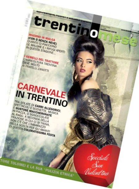 TrentinoMese – Febbraio 2016 Cover