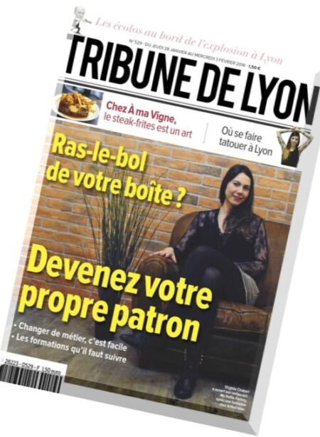 Tribune de Lyon – 28 Janvier au 3 Fevrier 2016 Cover