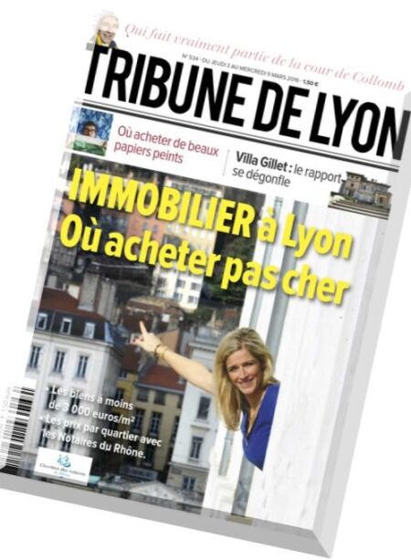 Tribune de Lyon – 3 au 9 Mars 2016 Cover